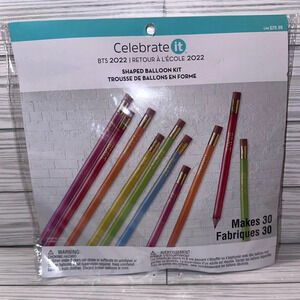 Celebrate It Shaped Balloon Kits Back To School